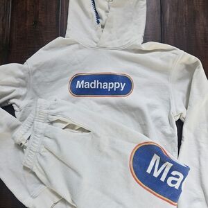 Madhappy Hoodie And Pants Set - White